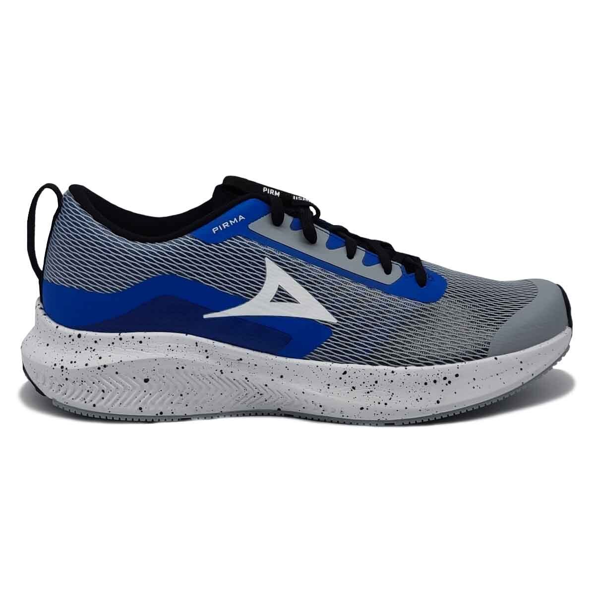 Tenis azul con online gris