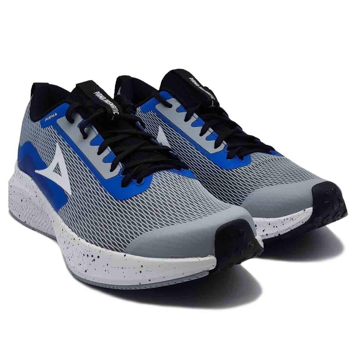 Tenis azul con discount gris