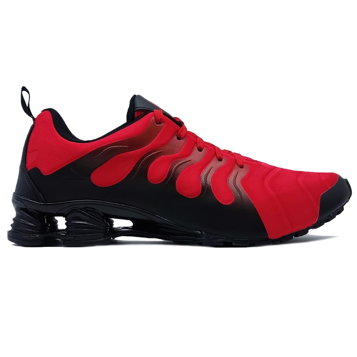 Tenis pirma rojos online con negro