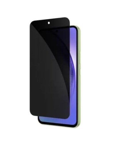 Protector fino para Samsung Galaxy A34 Negro con Plata + Mica de privacidad.