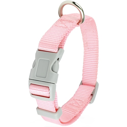 Collar para Perro Ajustable Extra Chico XS Petit de Color Rosa.
