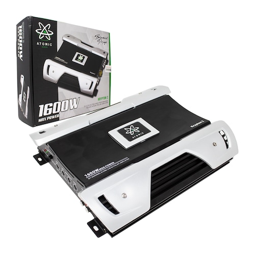 Amplificador 2ch Atomic Krypton2 1600 Watts Clase Ab 2 Ohm.
