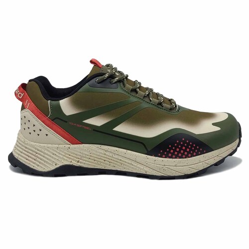 Tenis Onboard Flint Café Khaki Verde Hombre Todo Terreno Senderismo