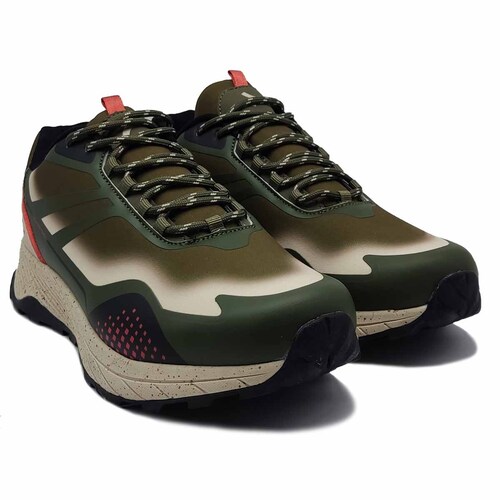 Tenis Onboard Flint Café Khaki Verde Hombre Todo Terreno Senderismo