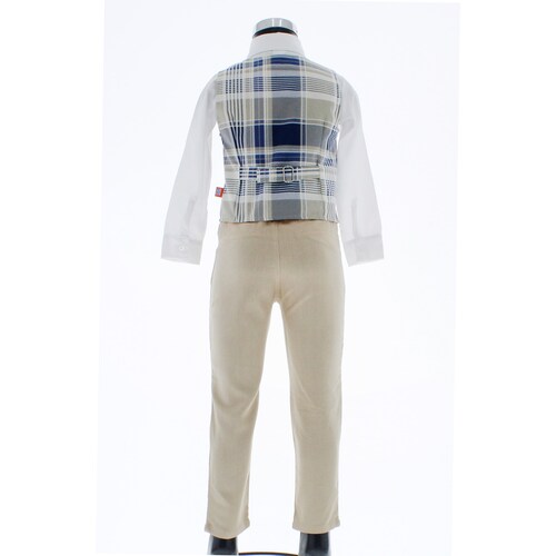 Conjunto de Vestir para Niño Camisa Pantalon y Chaleco 3641 1 a 8 años.