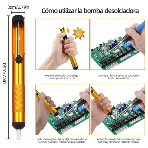 Kit De Soldador Eléctrico De Temperatura Regulable 25 En 1