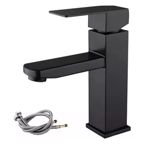 Mezcladora de baño Genérica Baño F026-043a color negra