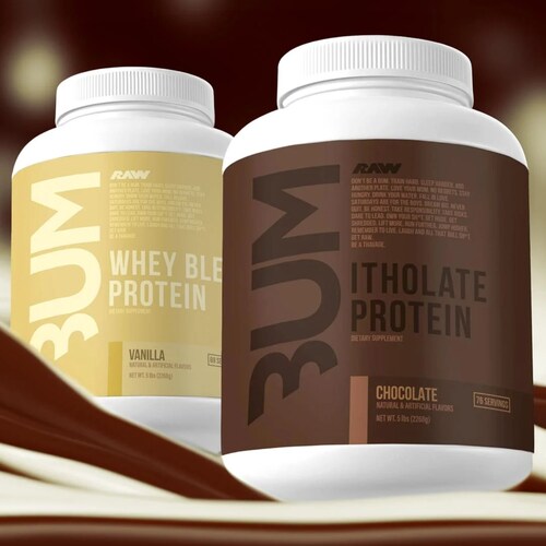Proteina Raw CBUM  Whey Blend Protein 5lbs 67 Serv. - Vainilla