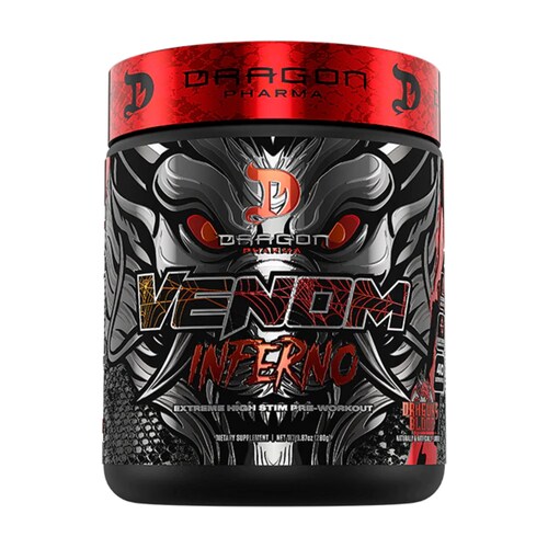 Pre-Entreno Dragon Pharma Venom Inferno 280g 40/20 Serv. 