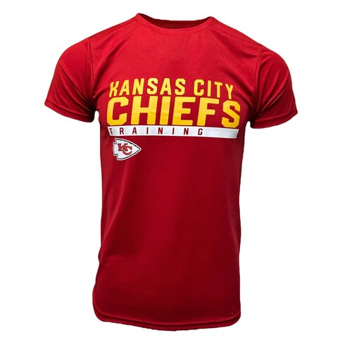Playera Manga Corta Tela Tipo Jersey Cool Dry ProLine NFL KC CHIEFS 2024.