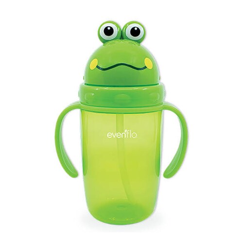 Vaso Evenflo Popote Divertido Caritas.