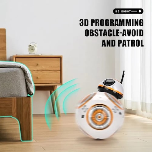 Robot BB8 a control remoto con sonidos  de Pelicula, Dron perfecto
