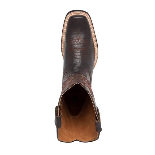 Botas vaqueras lisas marca Jc McCoy color chocolate, mod. 1102537