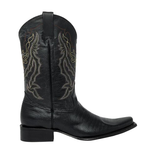 Botas vaqueras lisas marca Jc McCoy color negro, mod. 1103864