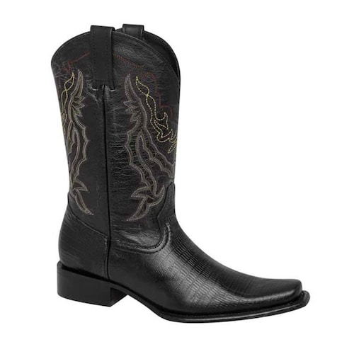 Botas vaqueras lisas marca Jc McCoy color negro, mod. 1103864
