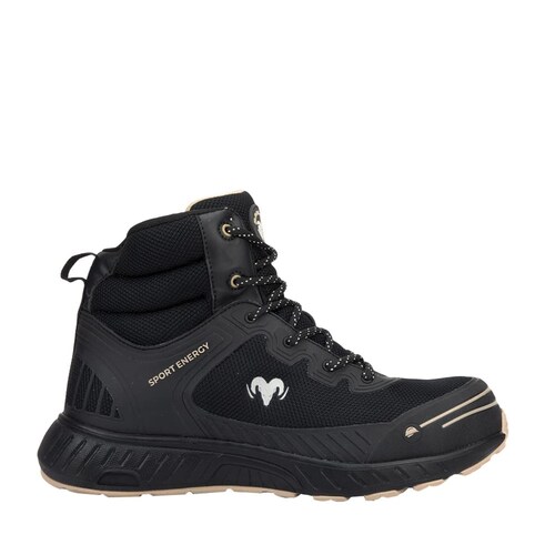 Botines de seguridad negros Ram Pro con casco de policarbonato, para hombre, mod. 1094846