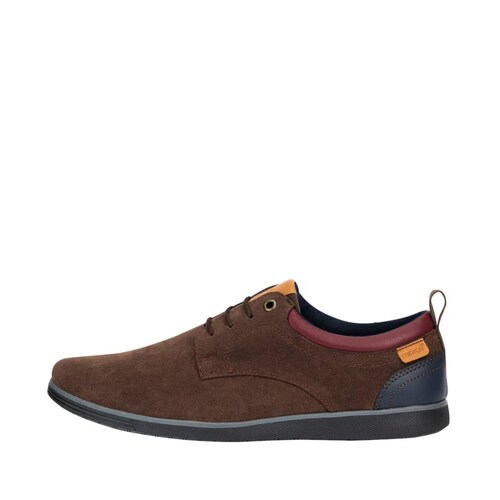 Zapatos casuales marca Mirage color café para hombre, mod. 1105608