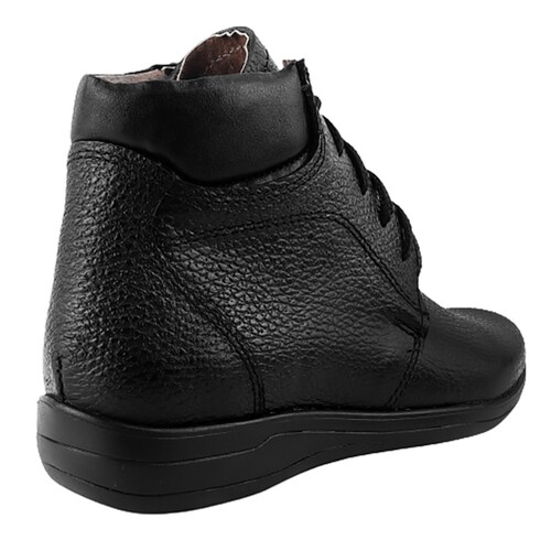 Botas Mujer Botín Dama Vestir Casual 100% Piel Negras 2025-n