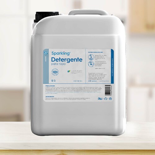 Sparkling Detergente para Ropa 20 litros.