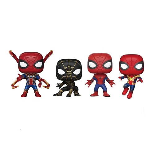 Paquete 4 Funkos Spiderman No Way Home