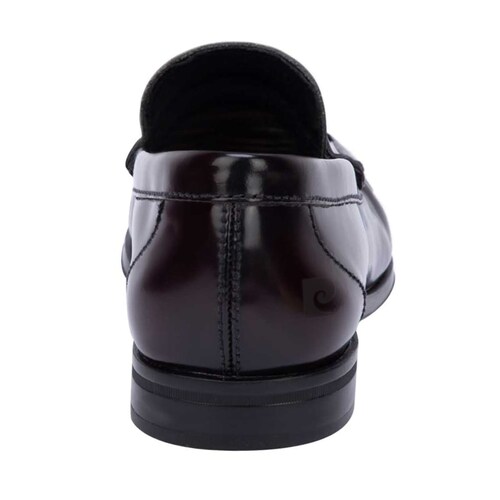 Mocasines marca Pierre Cardin de antifaz, color vino, mod. 956260