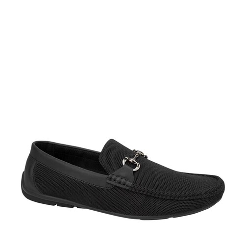 Mocasines tejidos marca Pierre Cardin negros para hombre, mod. 1089275