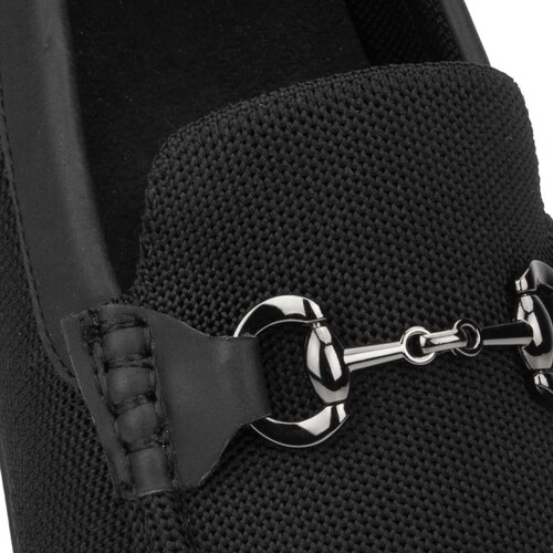 Mocasines tejidos marca Pierre Cardin negros para hombre, mod. 1089275