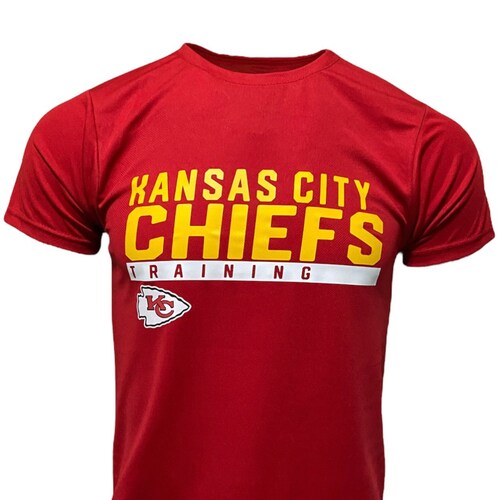 Playera Manga Corta Tela Tipo Jersey Cool Dry ProLine NFL KC CHIEFS 2024.