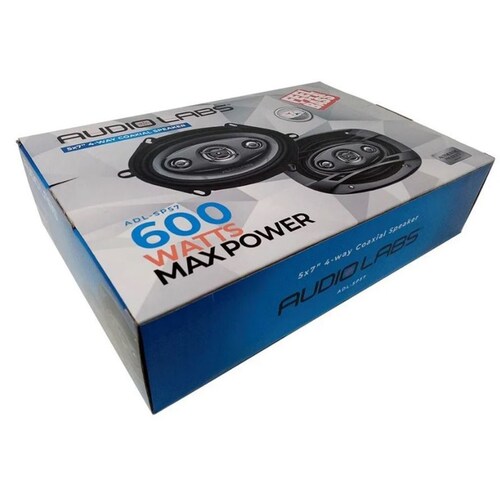 Bocinas Audio Labs ADL-SP57  De 5x7 Pulgadas 4 Ohms 4 Vías 250 Watts.