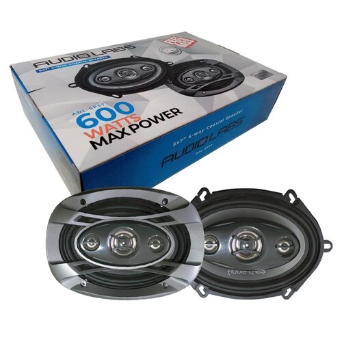 Bocinas Audio Labs ADL-SP57  De 5x7 Pulgadas 4 Ohms 4 Vías 250 Watts.