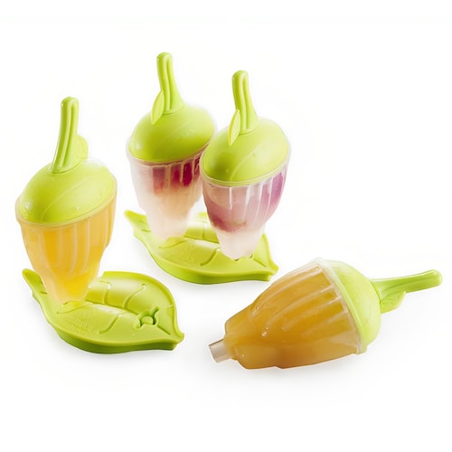 Moldes para Paletas de Hielo Hiperware Diseño Plantas Color Verde