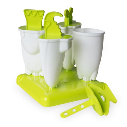Moldes para Paletas de Hielo Infantil Hiperware Diseño Fantasía Color Verde