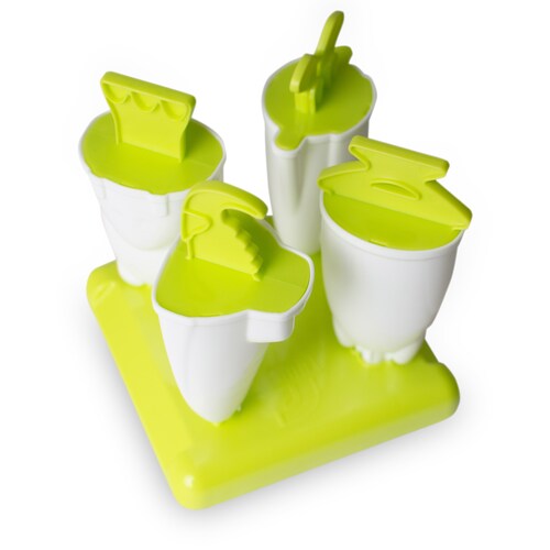 Moldes para Paletas de Hielo Infantil Hiperware Diseño Fantasía Color Verde