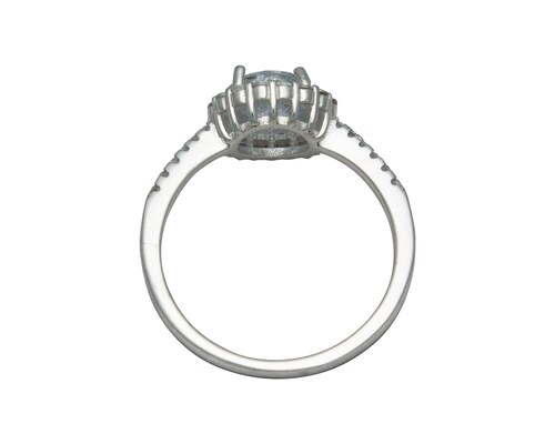 Anillo Plata 925 Horoz Solitario #7 SP16.