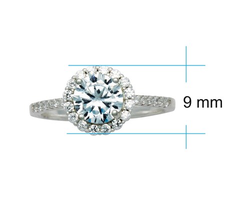 Anillo Plata 925 Horoz Solitario #7 SP16.