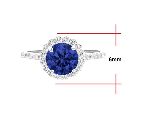 Anillo Plata 925 Horoz Piedra Azul #7 SP28.