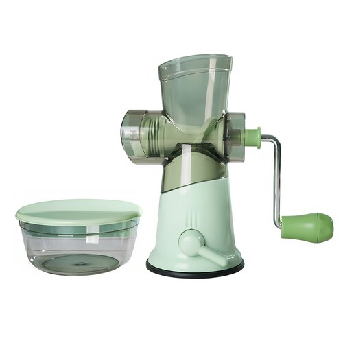 Molino de Carne y Alimentos Manual Hiperware con Recipiente Color Verde