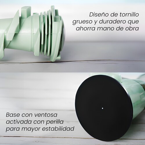 Molino de Carne y Alimentos Manual Hiperware con Recipiente Color Verde