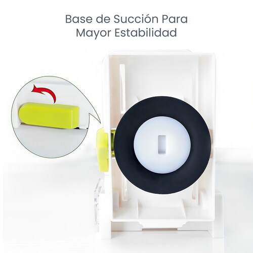Rallador de Verduras Spiralizer Plegable Hiperware 5 Cortes en Espiral Color Blanco