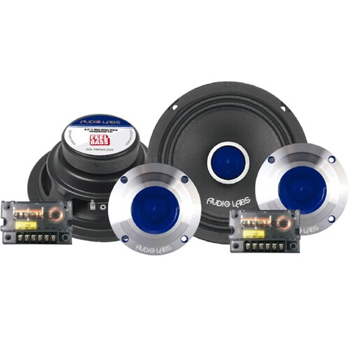 Set De Medios Con Tweeter De Bala Y Crossover Audio Labs ADL-PRO65.2OS 800 Watts 6.5 Pulg 4 Ohms.