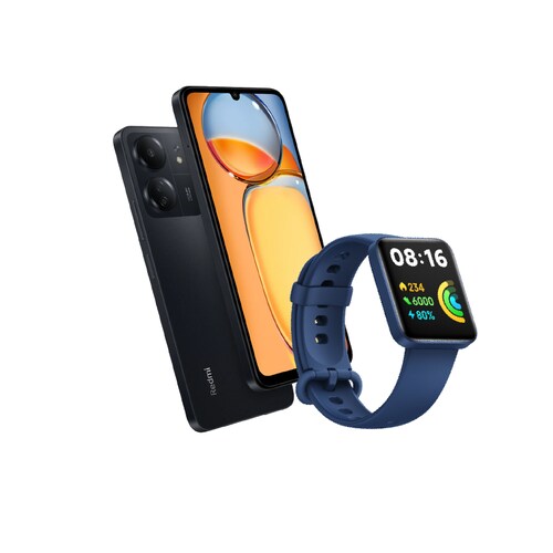 Xiaomi Redmi 13C 6/128GB Negro+ Xiaomi Redmi Watch 2 lite