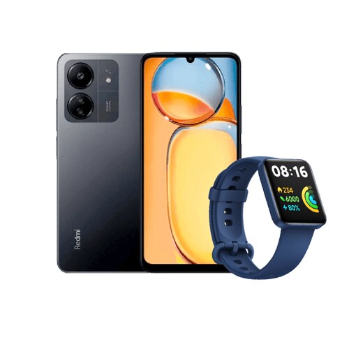 Xiaomi Redmi 13C 6/128GB Negro+ Xiaomi Redmi Watch 2 lite