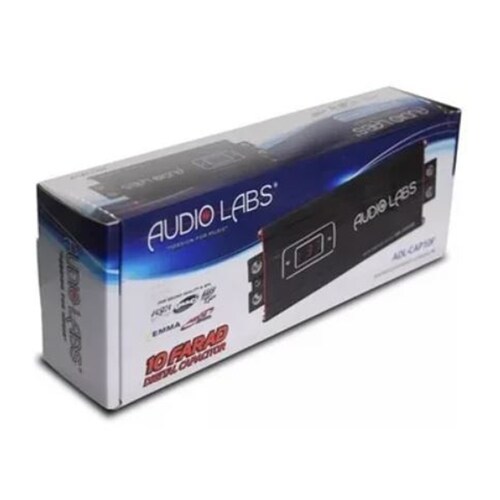 Capacitor Digital Audio Labs ADL-CAP10F De 10 Faradios Para Auto.