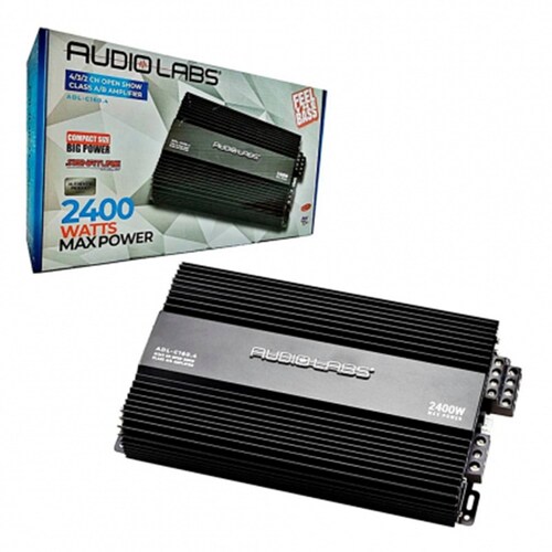 Amplificador Audio Labs ADL-C160.4 2400 Watts Clase A/B 4 Canales