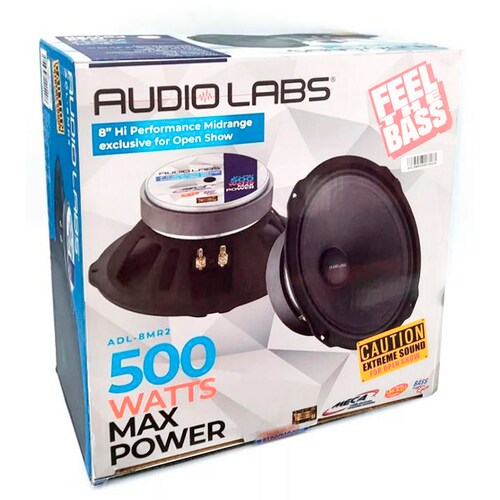 Medio Rango Para Open Show Audio Labs ADL-8MR2 500 Watts 8" 8 Ohms 250 Watts RMS