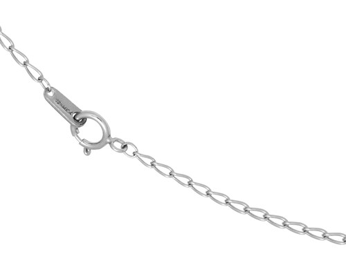 Collar Gargantilla Plata 925 Horoz Sagrado Corazón 45cm SP1525.