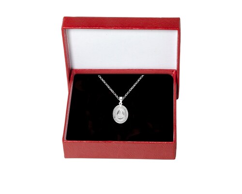 Collar Gargantilla Plata 925 Horoz Sagrado Corazón 45cm SP1525.