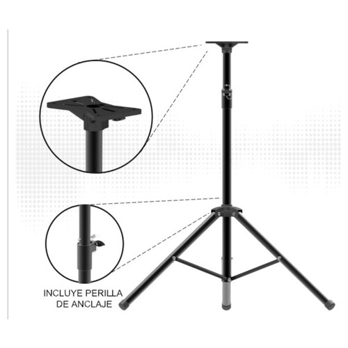 Tripie Stand Pedestal para Bafle Bocina BST 40Kg de 8" a 15".