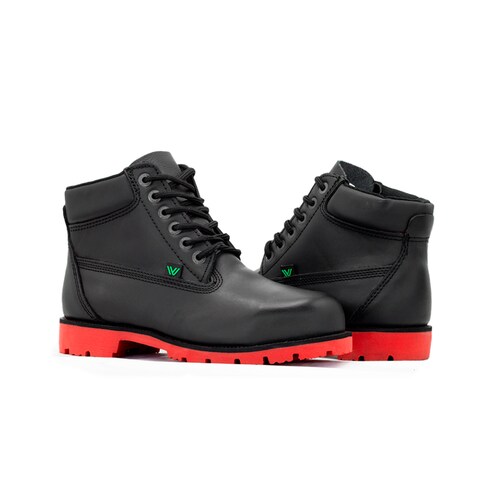 Bota De Seguridad Industrial Vanvien Ranger Rojo.