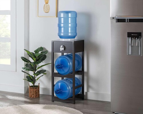 Dispensador De Agua Con Almacén Para 2 Garrafones.